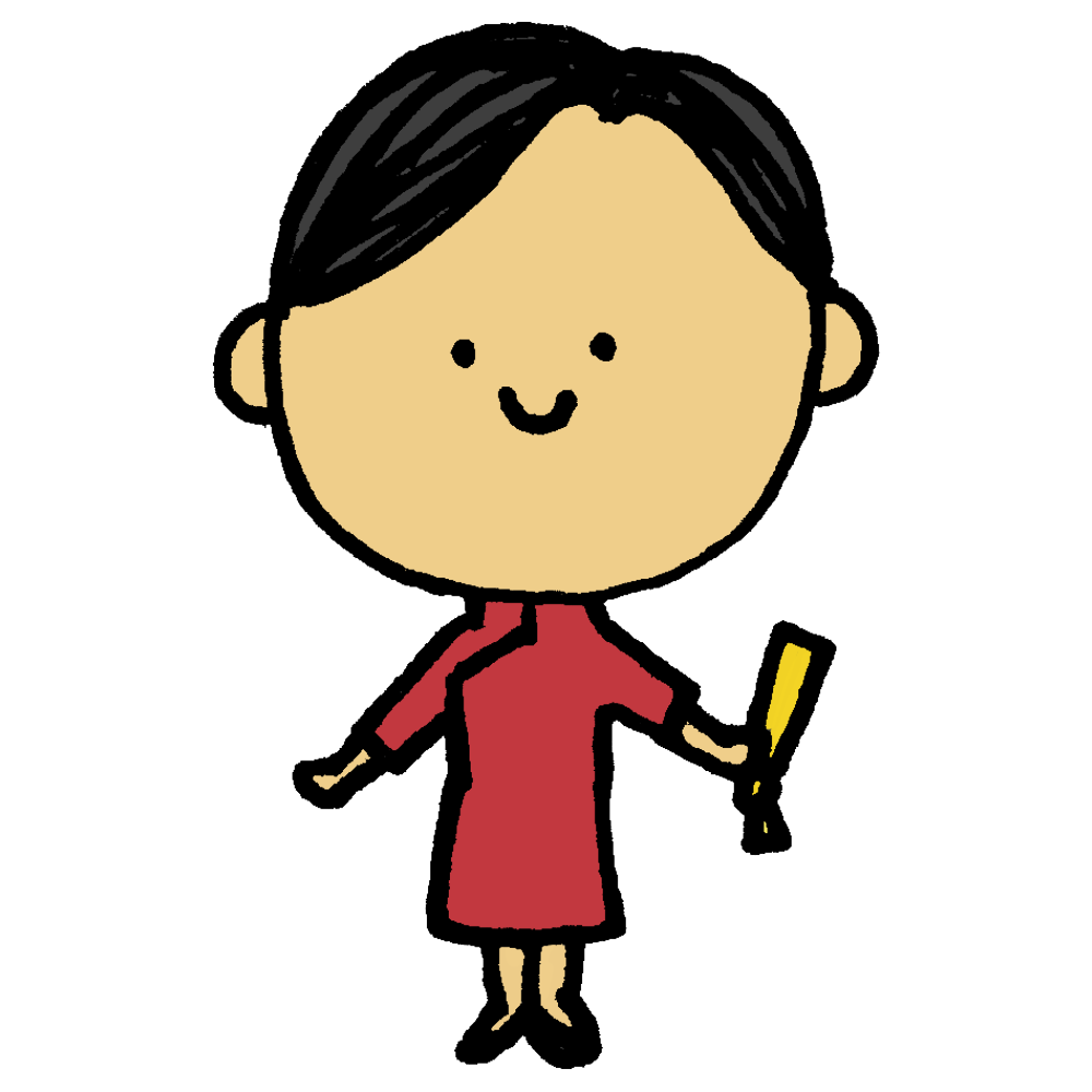 チャイナドレスを着た女性のフリーイラスト