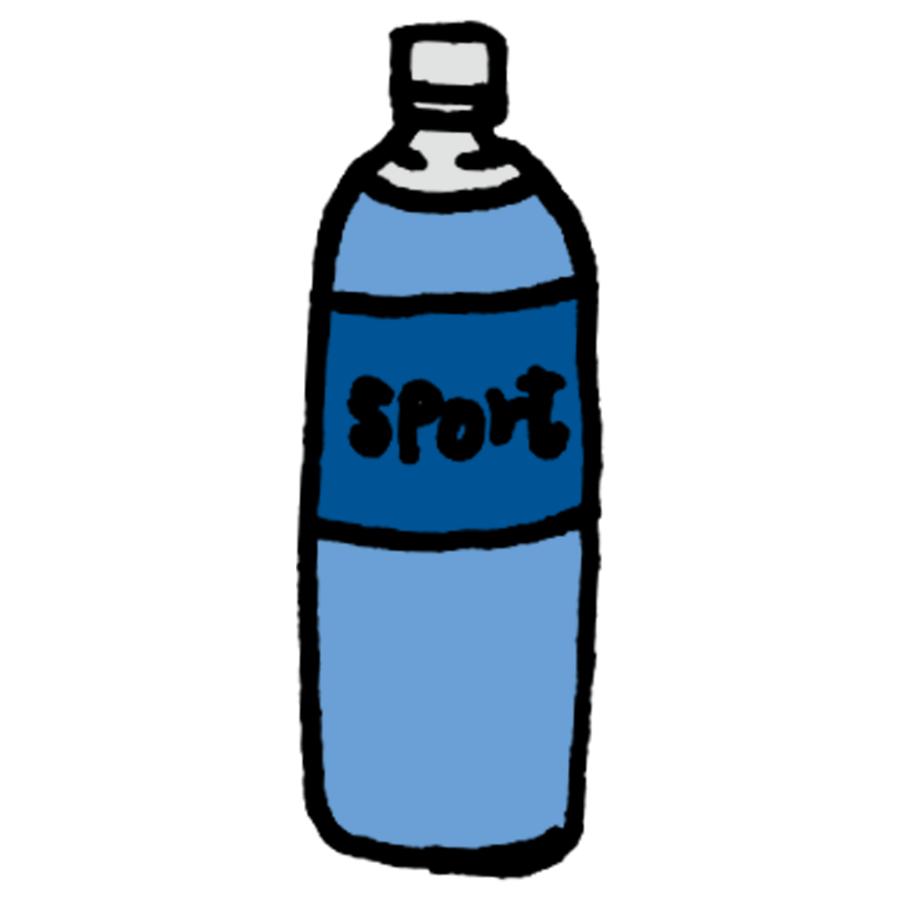 ペットボトル,スポーツ,スポーツドリンク,飲み物,水分,水分補給,手書き風