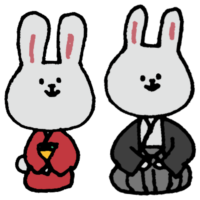 kimono-rabbit-illust