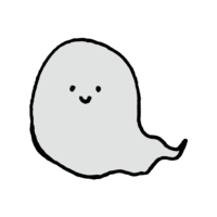 オバケ,おばけ,幽霊,ハロウィン,halloween,10月,10月31日,手書き風