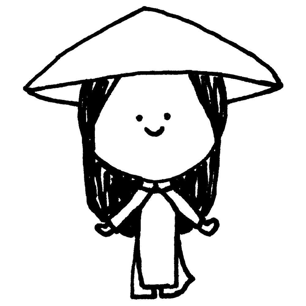 アオザイ,ベトナム,民族衣装,服,衣類,女性,人物,手書き風