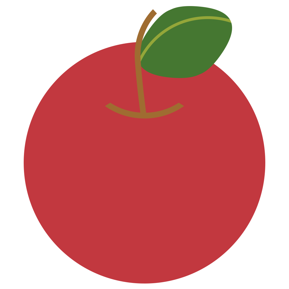 りんごのフリーイラスト