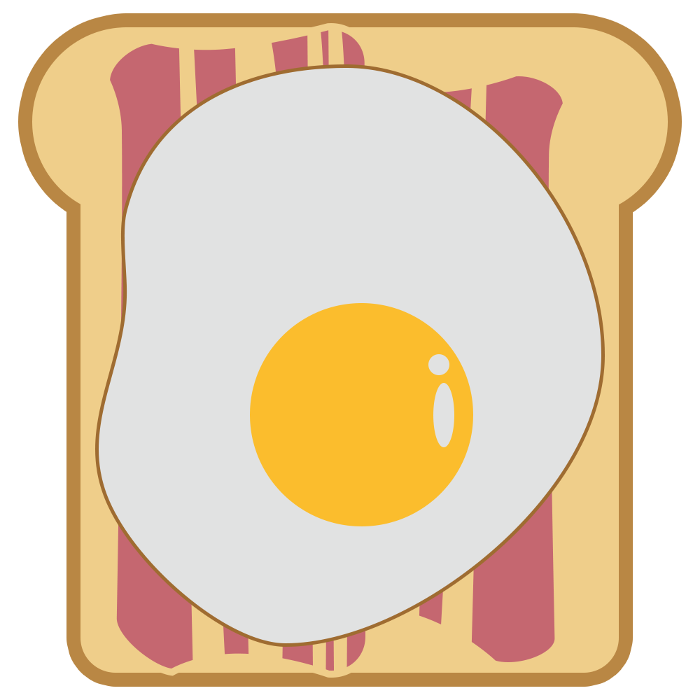 ベーコンエッグトースト,料理,シンプル,食べ物,朝食