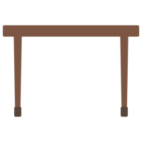背の高いテーブルのフリーイラスト