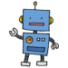 ロボット,機械,電子,動く,手書き風